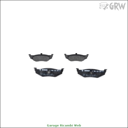 0986424585 kit pastiglie freno bosch posteriore per chrysler stratus cabriolet chrysler stratus cabriolet (jx) 2.0 le cabriolet [1996-06 &gt; 2001-04] cc:1996 kw:96 hp:131<br>chrysler stratus cabriolet (jx) 2.5 lx cabriolet [1996-04 &gt; 2001-04] cc:2499 kw:120 hp:163<br>chrysler sebring cabriolet (jr) 2.4 cabriolet [2001-04 &gt; 2007-06] cc:2429 kw:112 hp:152<br>chrysler sebring cabriolet (jr) 2.7 v6 24v cabriolet [2001-04 &gt; 2007-06] cc:2736 kw:149 hp:203<br>chrysler pt cruiser (pt_) 1.6 station wagon [2001-11 &gt; 2010-12] cc:1598 kw:85 hp:116<br>