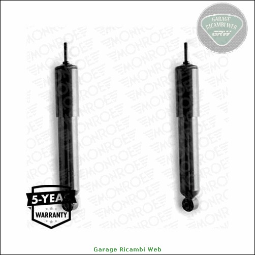 d8465 kit 2 ammortizzatori monroe adventure anteriore per daihatsu feroza daihatsu feroza soft top (f300) 1.6 16v fuoristrada aperto [1988-10 &gt; 1999-12] cc:1590 kw:63 hp:86<br>daihatsu feroza soft top (f300) 1.6 i 16v fuoristrada aperto [1988-10 &gt; 1999-12] cc:1590 kw:70 hp:95<br>daihatsu feroza hard top (f300) 1.6 16v 4x4 fuoristrada chiuso [1988-10 &gt; 1999-12] cc:1590 kw:63 hp:86<br>daihatsu feroza hard top (f300) 1.6 i 16v 4x4 fuoristrada chiuso [1988-10 &gt; 1999-12] cc:1590 kw:70 hp:95<br>